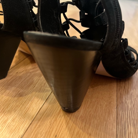 Black Vince Camuto Heeled Sandals - Picture 7 of 7